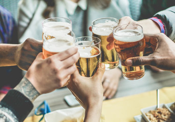 temporary buildings for pop up beer gardens 